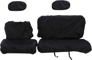 Bench And Bucket Seat Cover Black 