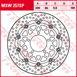 Brake Rotor Sp Race High-performance Front Black, 2, nordicamoto.ro