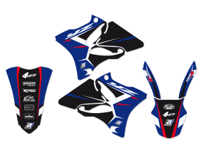 Set grafic Dream 4 – Negru, Albastru, Alb, 1, nordicamoto.ro