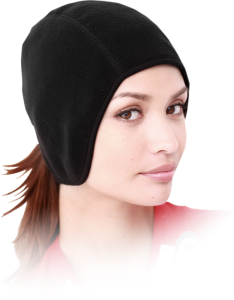 Skullcap Fleece W/pt Black, White