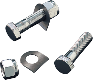 Chrome Footpeg Mounting Hardware Chrome, Zinc Plated