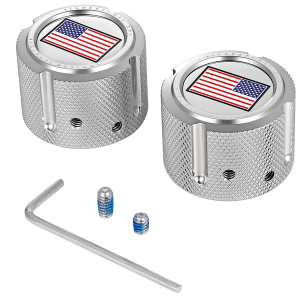Front Axle Nut Cover Silver, 4, nordicamoto.ro