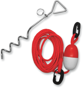 Stake Anchor System Black, Red, Silver, White, 1, nordicamoto.ro
