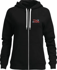 Womens Vantage Zip-up Hoodie Black 