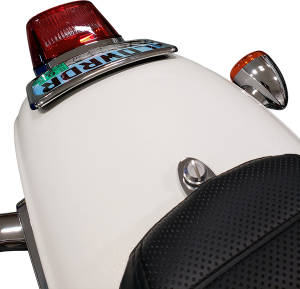 Large Radius Three-bolt Style License Plate Mount Assembly Chrome, 5, nordicamoto.ro