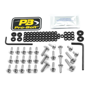Fairing Bolt Kit For Kawasaki Silver