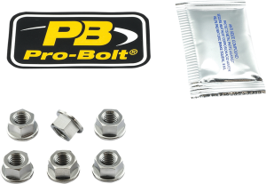 Sprocket Nuts Silver, 1, nordicamoto.ro
