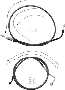 Black Pearl Designer Handlebar Installation Kit Black