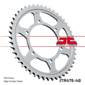 JT SPROCKETS Induction Hardened Black Zinc Finish Rear Sprocket Black, Zinc 