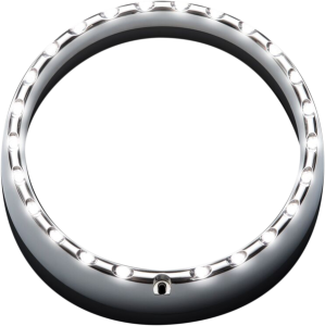 7(r) Led Halo Headlight Trim Ring Chrome, 1, nordicamoto.ro