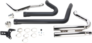 Speedster Short Rpt Exhaust System Black, 2, nordicamoto.ro