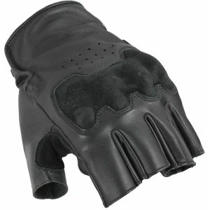 Manusi de piele fara degete MACNA TULSA Negru S, nordicamoto.ro