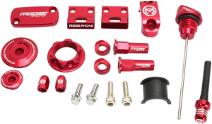 MOOSE RACING Bling Pack Kit Red, Anodized, 1, nordicamoto.ro