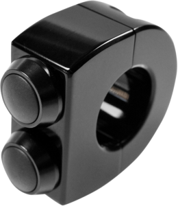 Mo-switch Push-button Housing Black, Polished, 1, nordicamoto.ro