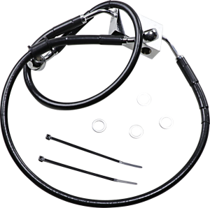 Extended Length Brake Line Black Oversize [+102 mm (4'')], 1, nordicamoto.ro