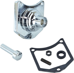 Solenoid End Cover/starter Buttons Chrome