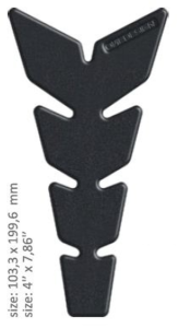 Resin/soft Touch Tank Pad Black