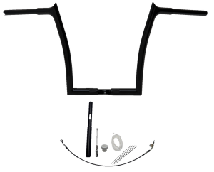 1-1/4(r) Ez Install Pointed Top Handlebar Kit Silver