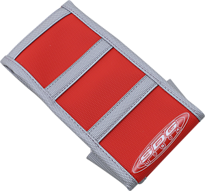 6-rib Gripper Seat Cover Gray, Red
