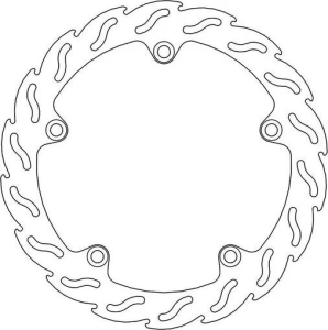 Seria Flame cu rotor fix, argintiu, oțel inoxidabil, 1, nordicamoto.ro