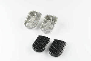 Evo Footrest Kit Silver 