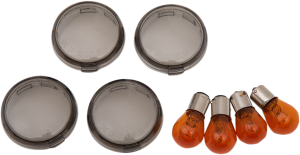 Smoked Turn Signal Lens Kits Amber, 3, nordicamoto.ro