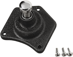 Solenoid End Cover With Starter Button Black