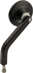 No. 2 Oe 2-1/4(r) Round Mirror Black