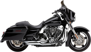 Exhaust 2:1 W/tip Blk Flh Black