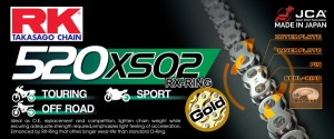 520 Xso2 Drive Chain Gold, Black