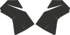 Fuel tank protection sticker kit
