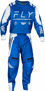 Combo Echipament Mx/Enduro Fly F-16 True Albastru/Alb