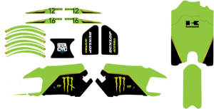 Stacyc Stability Cycle Graphics Kit Green 