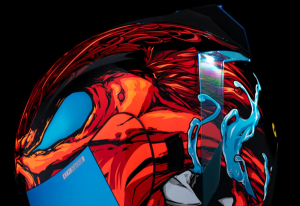 Casca Icon Airform Manik'rr Mips Red, 13, nordicamoto.ro