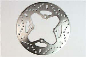 Round Fixed Brake Rotor Silver, Stainless Steel, 1, nordicamoto.ro