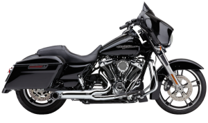 Turn Out 2-into-1 Exhaust System Chrome, 4, nordicamoto.ro