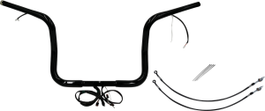 Plug & Play Ez Install 1-1/4(r) Round Top Handlebar Kit Black, 3, nordicamoto.ro