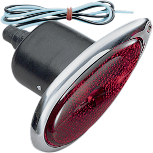 Teardrop Taillight Chrome, 1, nordicamoto.ro