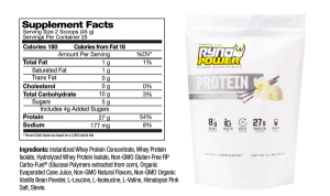 Pudră proteică din zer Ryno Power PROTEIN Premium Whey cu vanilie, 907 g, 20 de porții, 3, nordicamoto.ro