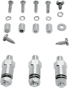 Dash Plate Mounting Kit Silver