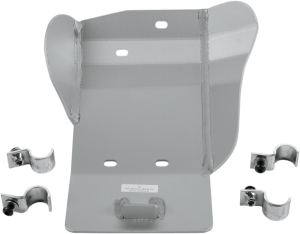 MOOSE RACING Placă de protecție din aluminiu, argintie 