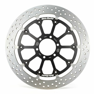 Halo Series Floating Rotor Black, Silver, Stainless Steel