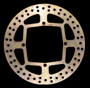 Round D-series Fixed Offroad Brake Rotor Gold, Zinc