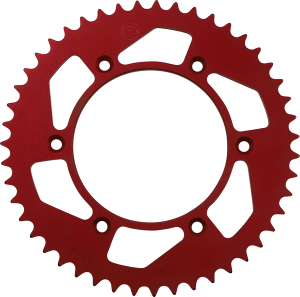 MOOSE RACING Rear Aluminum Sprocket Red, 3, nordicamoto.ro