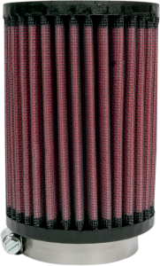 Universal Clamp-on Air Filter Black, Red