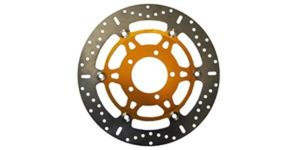 Round Pro-lite Brake Rotor Gold, Silver, Stainless Steel, 1, nordicamoto.ro