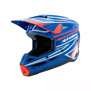 Casca Copii Alpinestars Youth S-m3 Wurx Black/Blue/Red/White