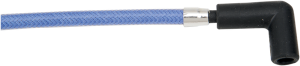 Braided Spark Plug Wire Blue, 1, nordicamoto.ro