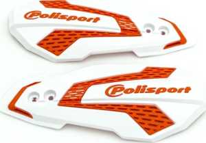 Replacement Plastic For Mx Flow Handguard Orange, White, 1, nordicamoto.ro