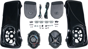 Saddlebag-lid Kit W/rokker® Xxr 5x7” Speakers Black, 1, nordicamoto.ro